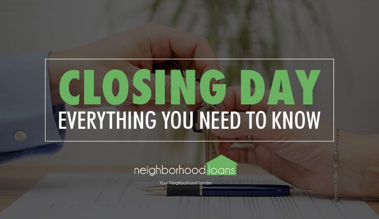 what to expect on closing day